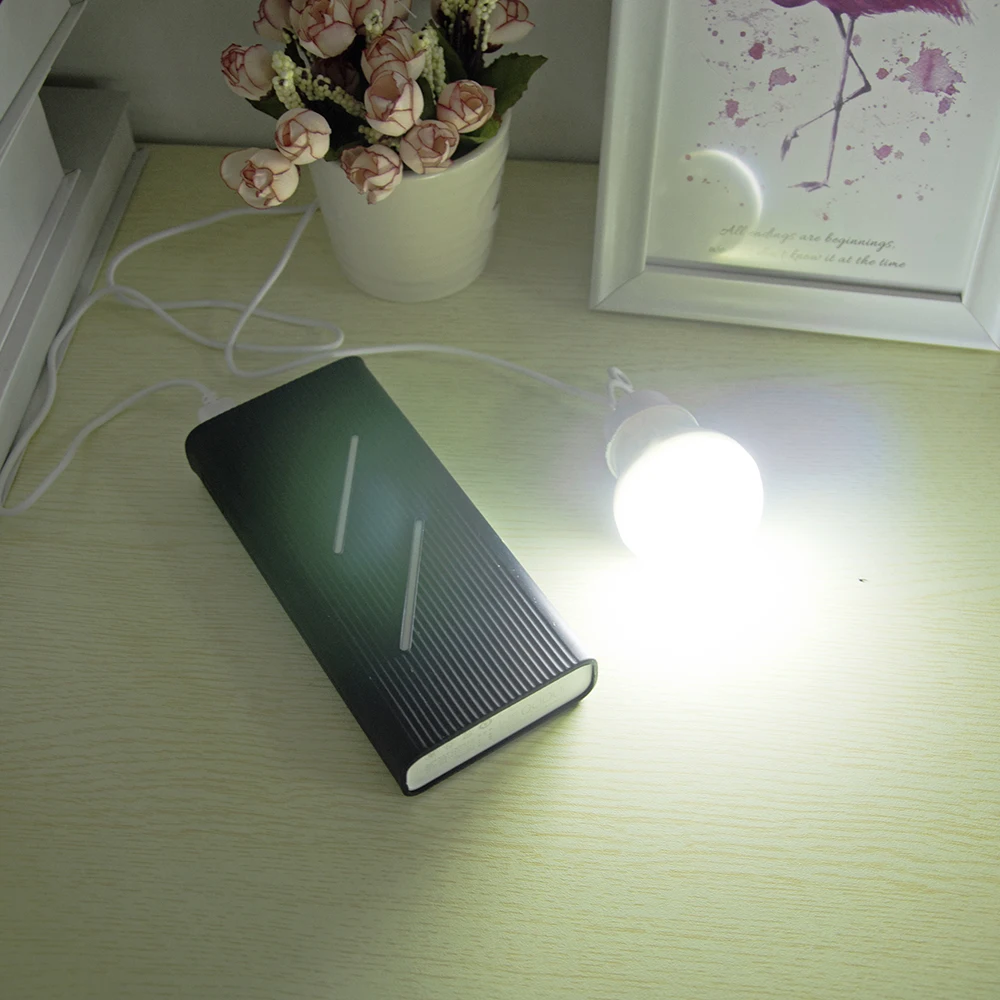 USB LED Book Light Portable Camping Light 3W 5W 7W LED Bulb 5V Reading Lamp Outdoor Emergency LED Lamp High Brightness Lighting