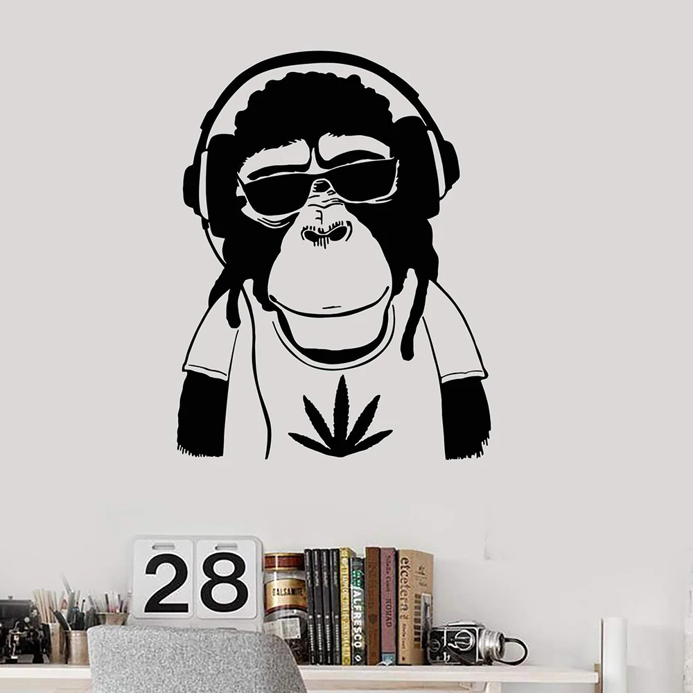 1PC Hot Sale Orangutan Vinyl Wallpaper Roll Furniture Decorative The best Christmas gifts Home Party Decor Wallpaper