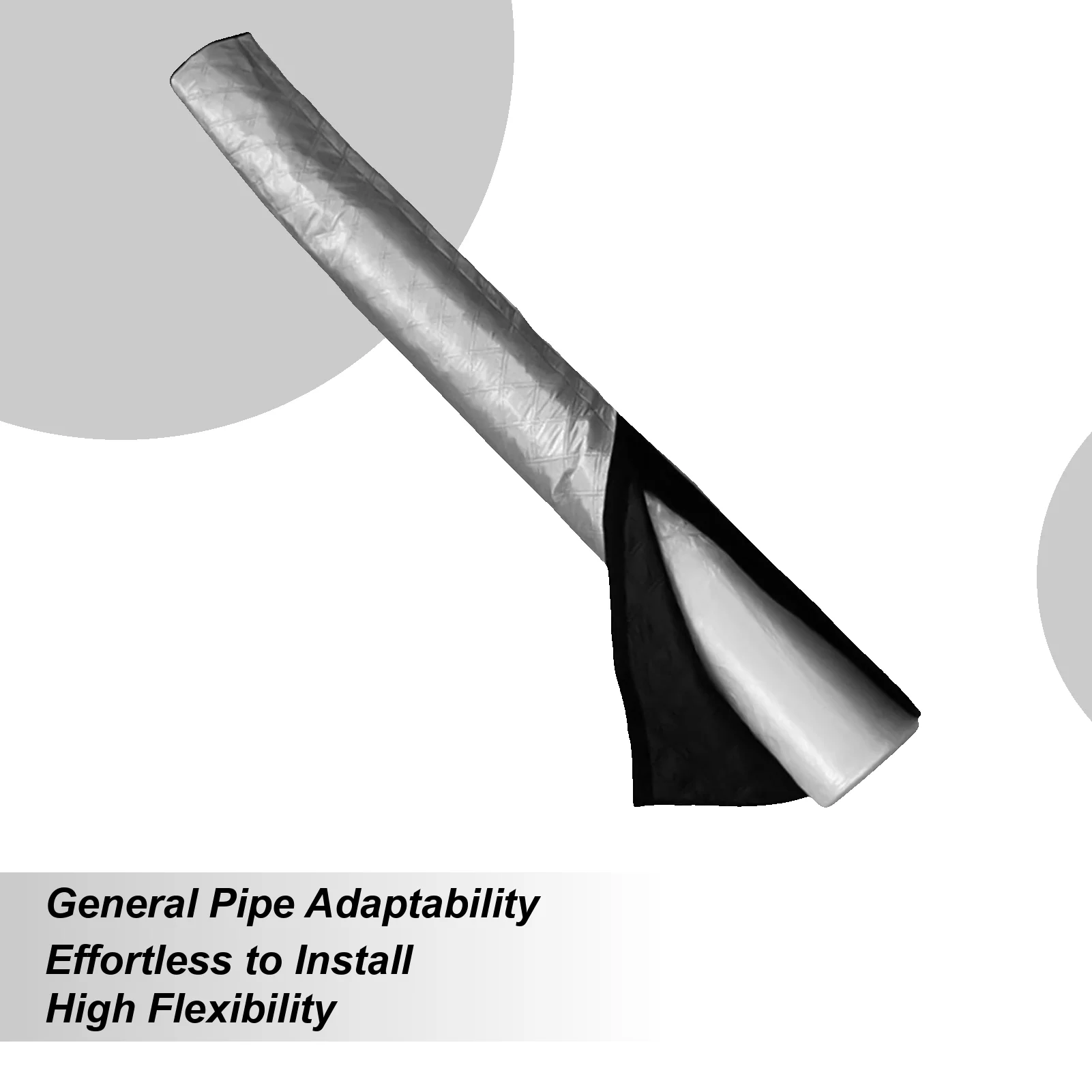 

Pipe Wrap Around Anti-Scald Tube Shield Sleeve Weatherproof Pipe Wrap Sleeve For Stove Fireplace Garden RV Furnace Irrigation