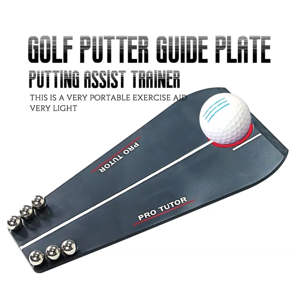 Golfs Putting Tutor Portable Multifunctional Golfs Putting Training Aid For Beginners Adults Golfs Putting Mirror Training Tools