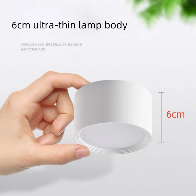 LED Open Downlight, Ceiling Lamp, Household Living Room, Corridor, Aisle Lamp, Balcony Lamp, Light, No Main Lamp, Lighting