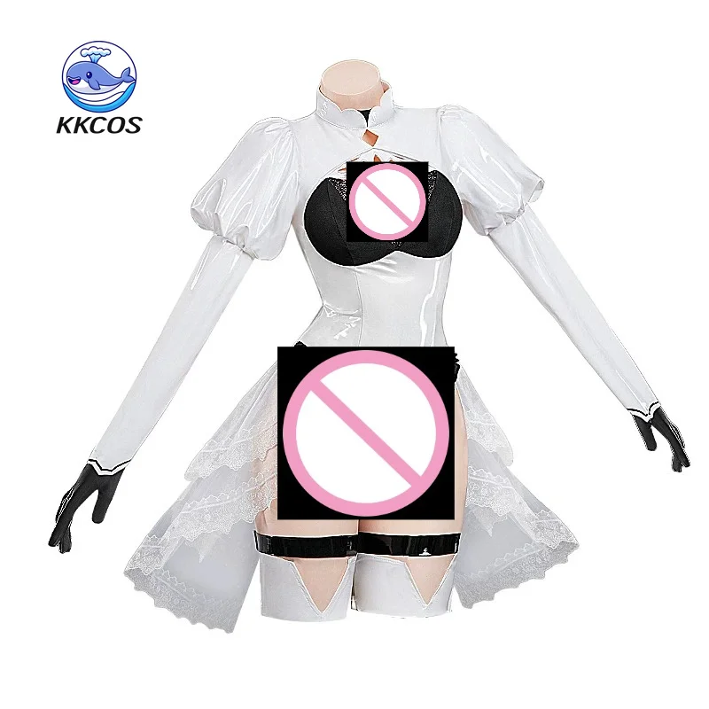 KKCos Azur Lane NieR: Automata 2B Cosplay Costume Women Sexy Outfit Halloween Comic Con view 6