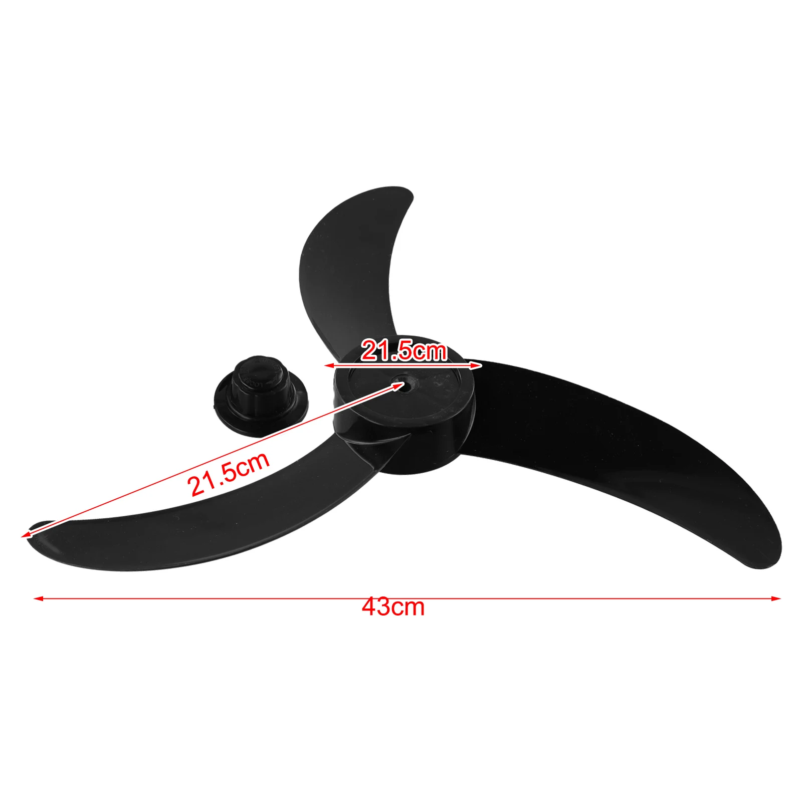 Household Electric Fan 18-Inch Fan Blade Easy Installation Efficient Airflow Lightweight PP Plastic For Floor Fans