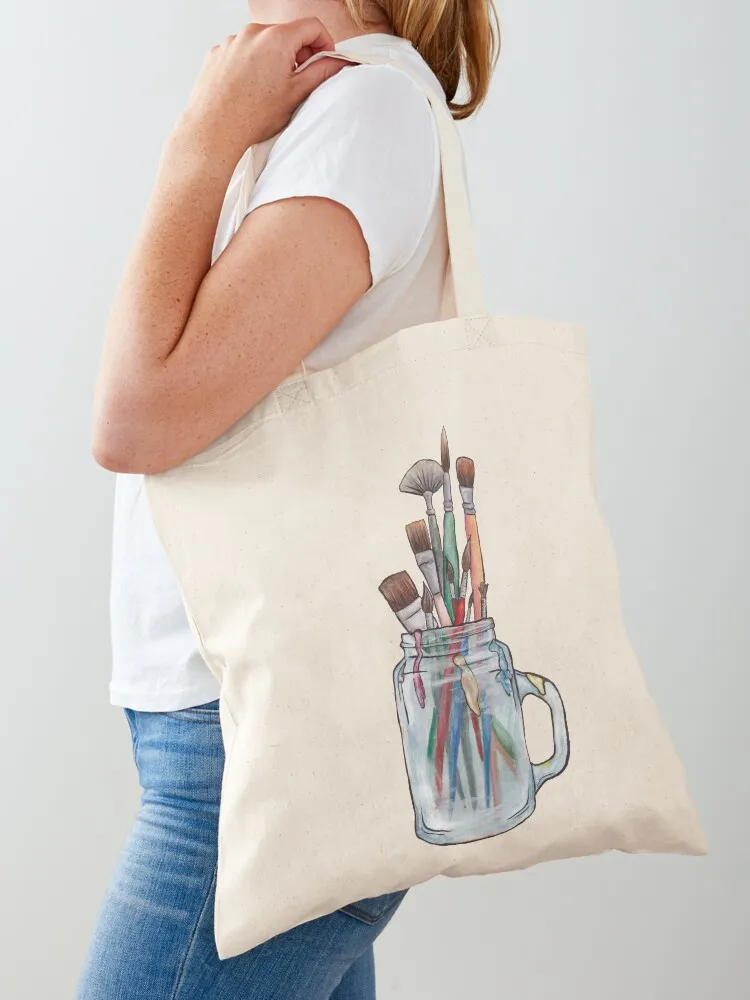Paint brushes - No background Tote Bag Woman shopper bag Gift bag Cloth canvas tote