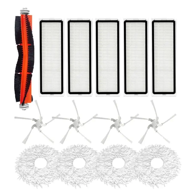 

[NEW!N92R】 Main Brush Filter Side Brush Mop Accessories Kit For Dreame Bot W10 W10pro Vacuum Cleaner