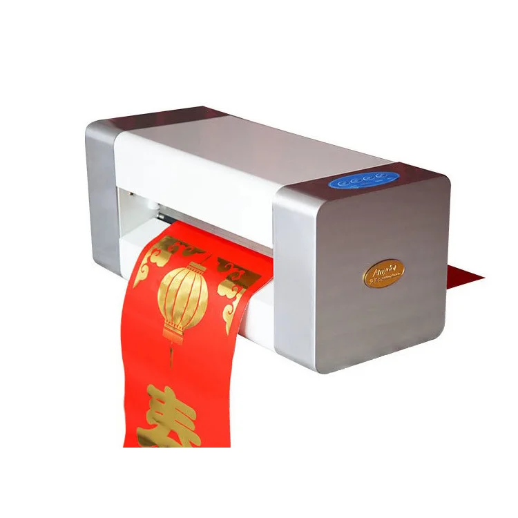 Digital Electric Flatbed Printer New Automatic Gold Foil Wedding Invitation Card Printing Machine Hot Foil Stamping Press