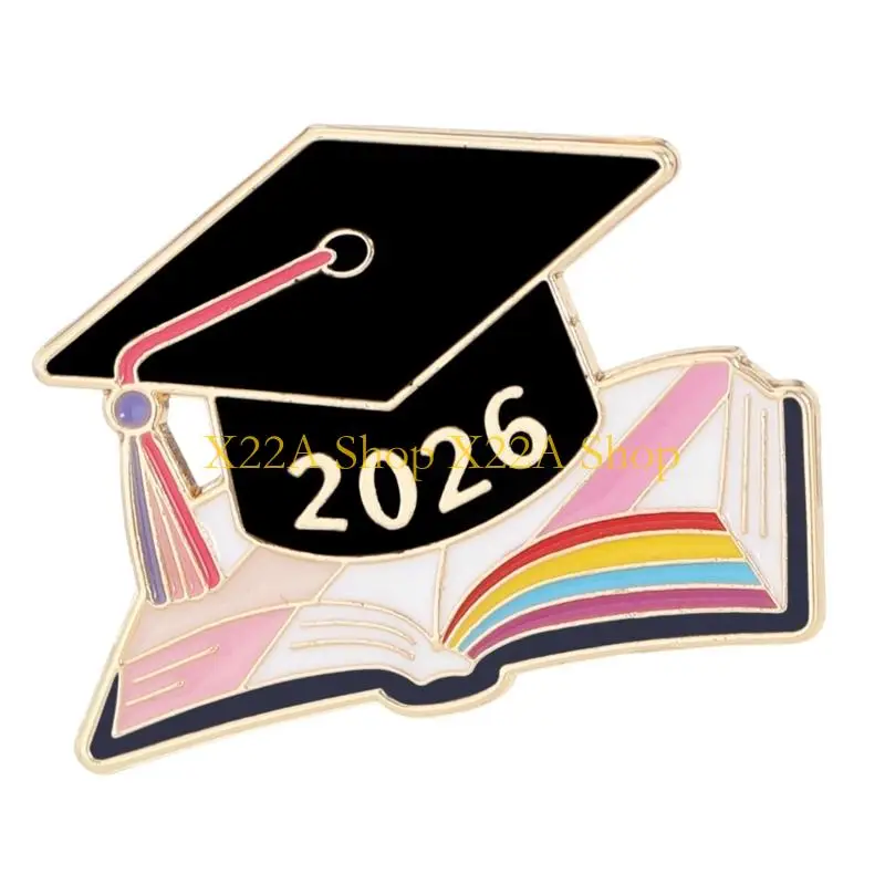 Unique Year of 2026 Graduation Season Alloy Enamel Pin Brooch Gift For Students To Celebrate Academic Achievement