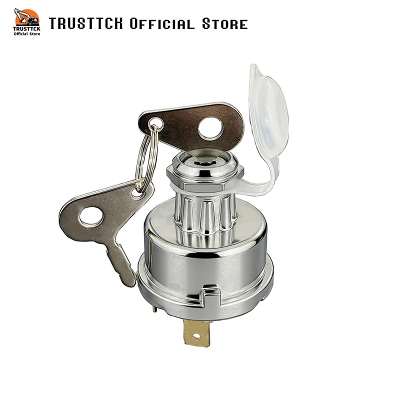 

12V 24V 4 position Universal Tractor Ignition Switch with 2 Keys For Lucas 35630 35670 34228 128Sa