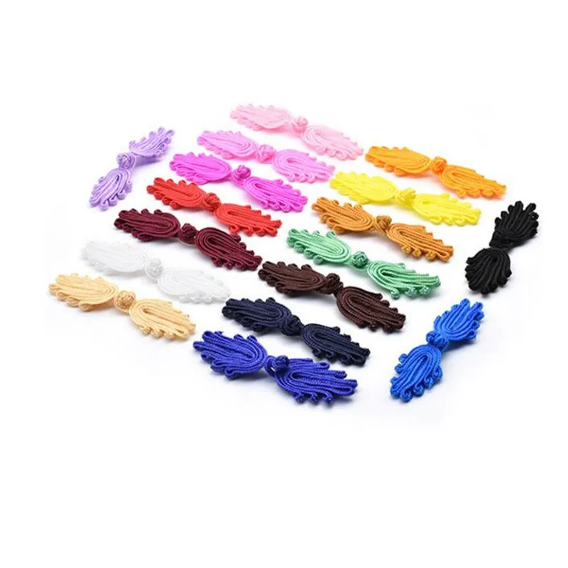 5pairs Handmade Chinese Closures Sewing Button Knot Fastener Cheongsam Tang Suit Palm shape Buttons Clothing Accessoies