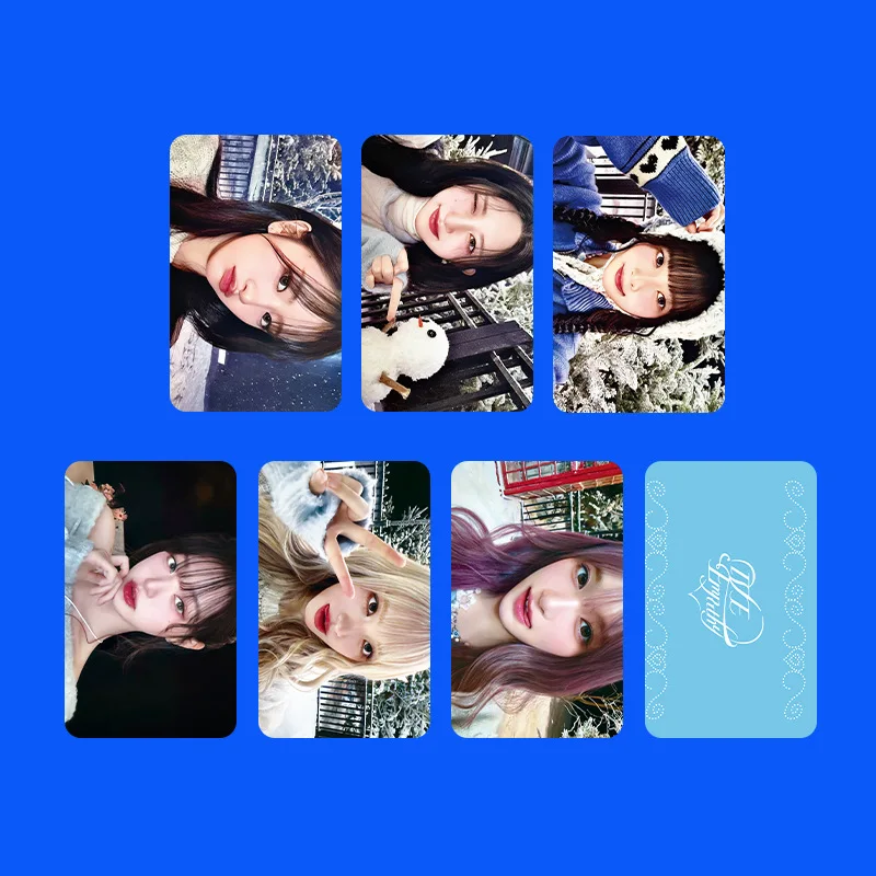 جديد Kpop IVE ألبوم جديد EMPATHY صورة بطاقات التصوير الفوتوغرافي IVE Lomo بطاقات Yujin Gaeul Wonyoung LIZ Rei Leeseo بطاقة الصور هدية