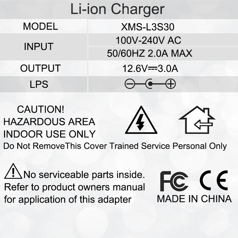 12V/12,6 V 3a Lithium-Ladegerät 3 series 3,7 V Lithium-Akkus Ladegerät xt60 Stecker automatische Abschaltung