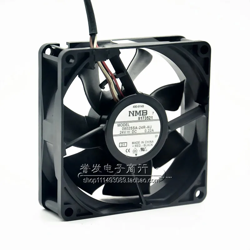 NEW ORIGINAL 08025SA-24R-AU 24V 0.22A 8025 80x80x25mm COOLING FAN RADIATOR
