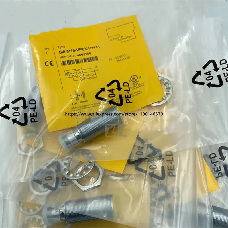 

3Pcs New proximity switch Bi8-M18-VP6X-H1141 Bi8-M18-VN6X-H1141 induction switch