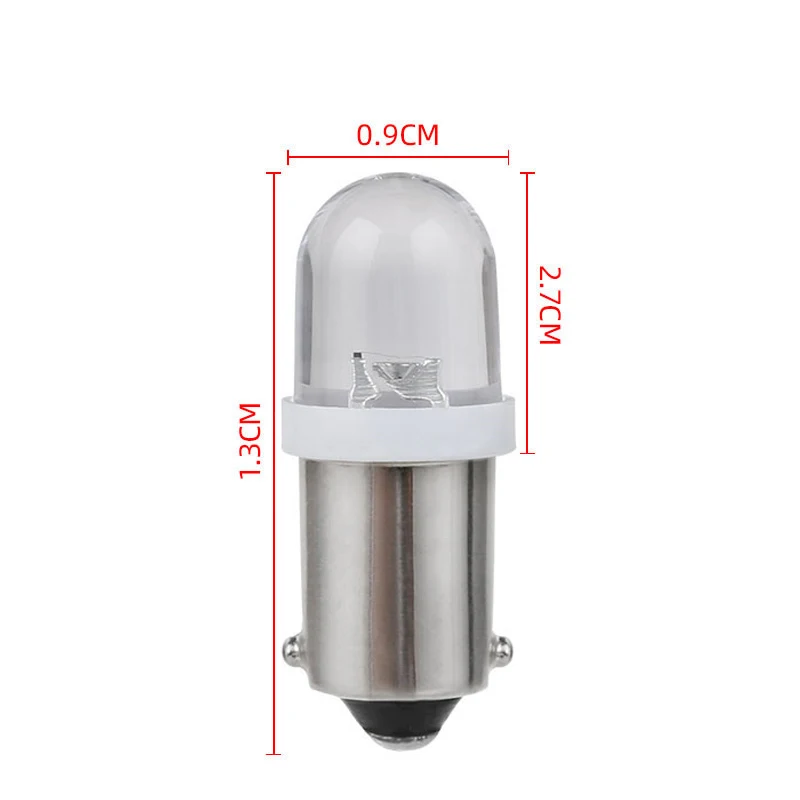 10pcs BA9S 12V Hat Shape Led Car Light bulb for Reading Light Instrument Light