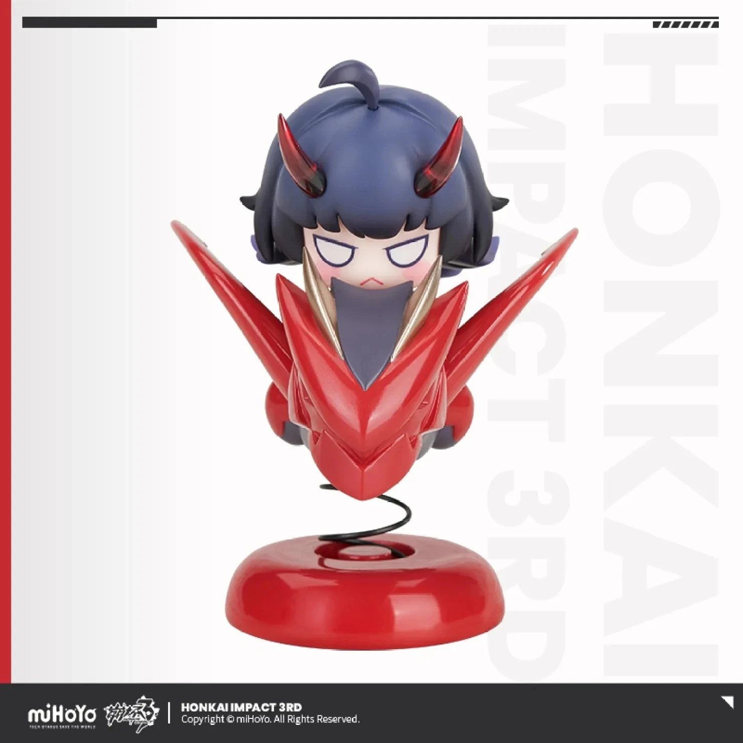 Gioco Honkai Impact 3rd Cosplay Doll Raiden Mei Figure Herrscher of Thunder Happy Shake Toy ABS PVC Metal Statue Kids regalo di natale