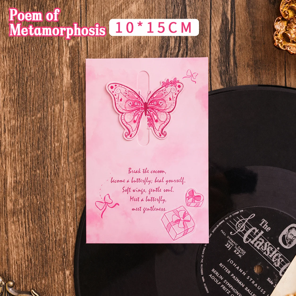 Creative Greeting Card Trendy Watercolor Greeting Card Butterfly Paper Card Stylish For Christmas Children'S Day Father'S Day