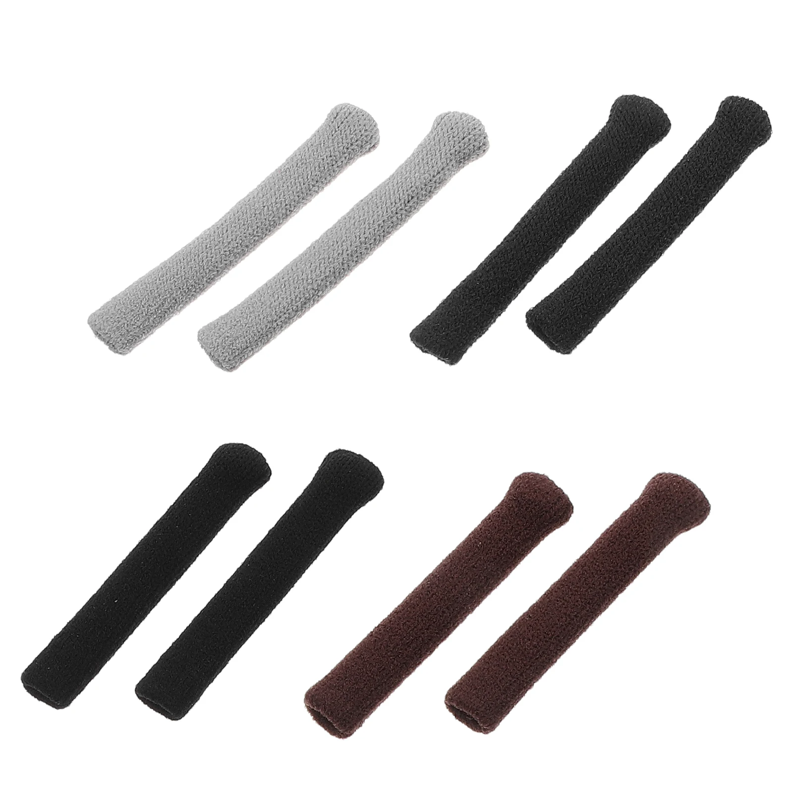 4 Pasang Pegangan Telinga Kacamata Penutup Kuil Rajutan Tempat Kacamata Anti Selip Aman Ringan Bantalan Olahraga Penahan Harian Portabel