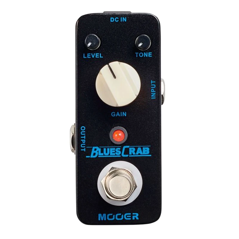 MOOER Mbd1 Blues Crab Effector Bruce Overload Electric Pedals Overdrive Pedalboard True Bypass