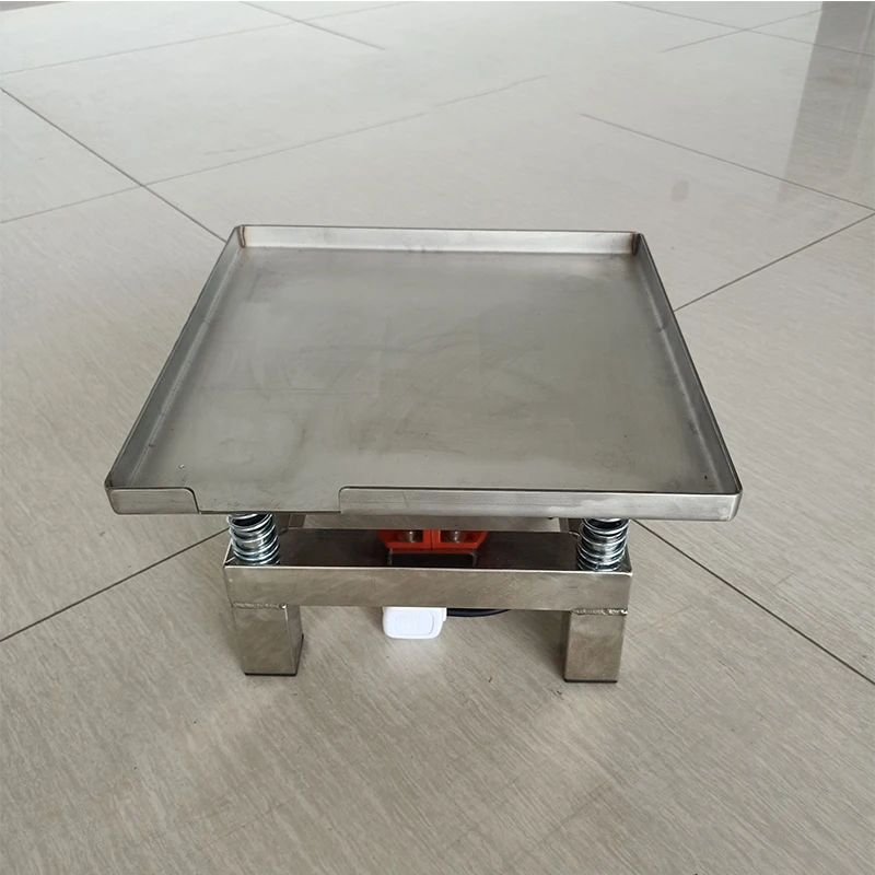 Stainless Steel Vibration Table Small Concrete Cement Mortar Test Block Vibration Platform Equipment Tool 35*35CM