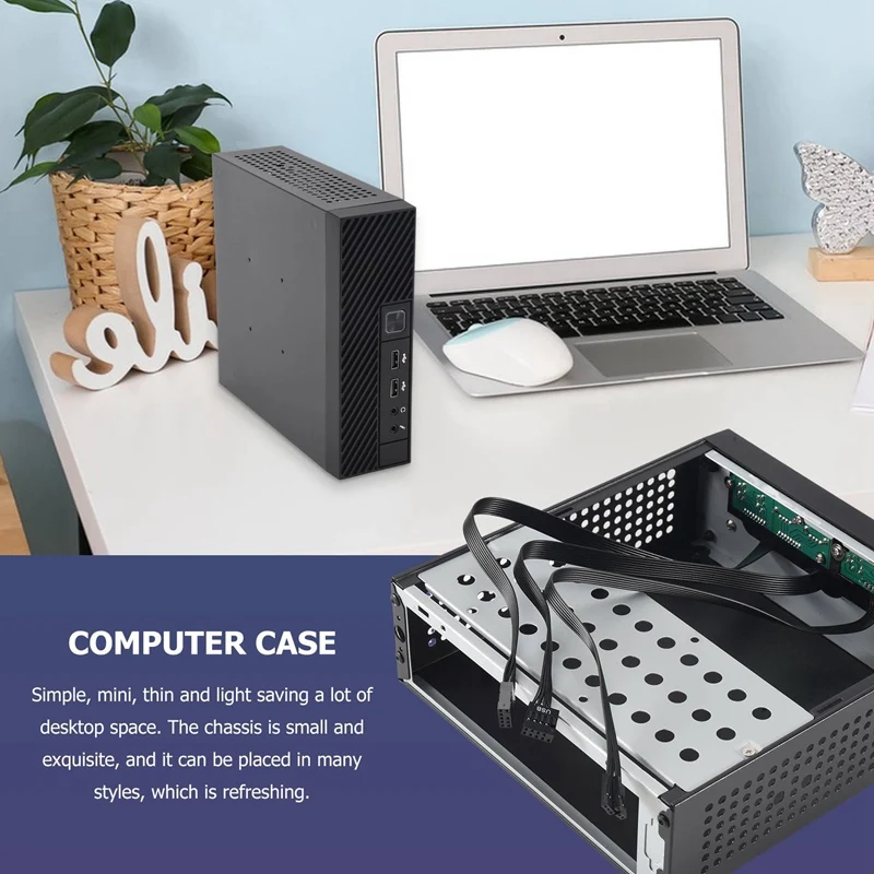 ITX Computer Case M06 Mini Desktop Case HTPC Case Industrial Control Case