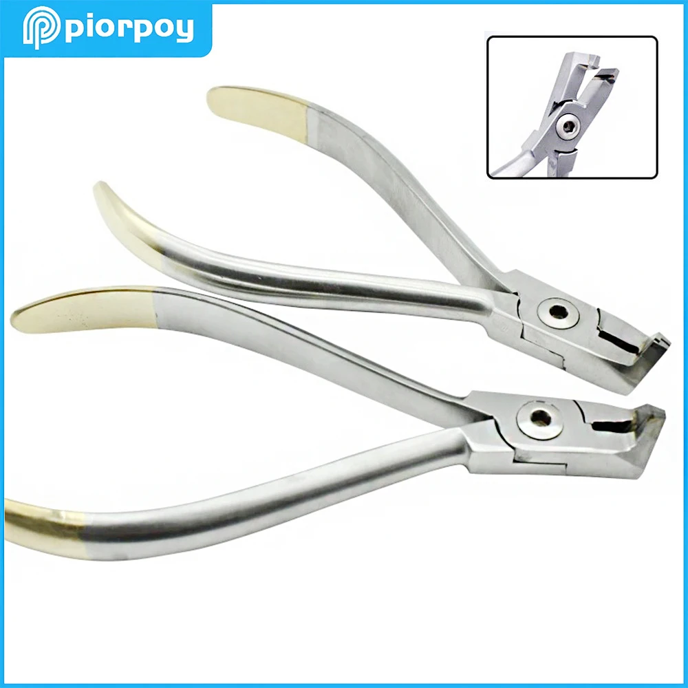 

PIORPOY стоматологические ортодонтические плоскогубцы с дистанционным концом, плоскогубцы из нержавеющей стали, лигатурный резак, лента для удаления щипцов, стоматологический инструмент