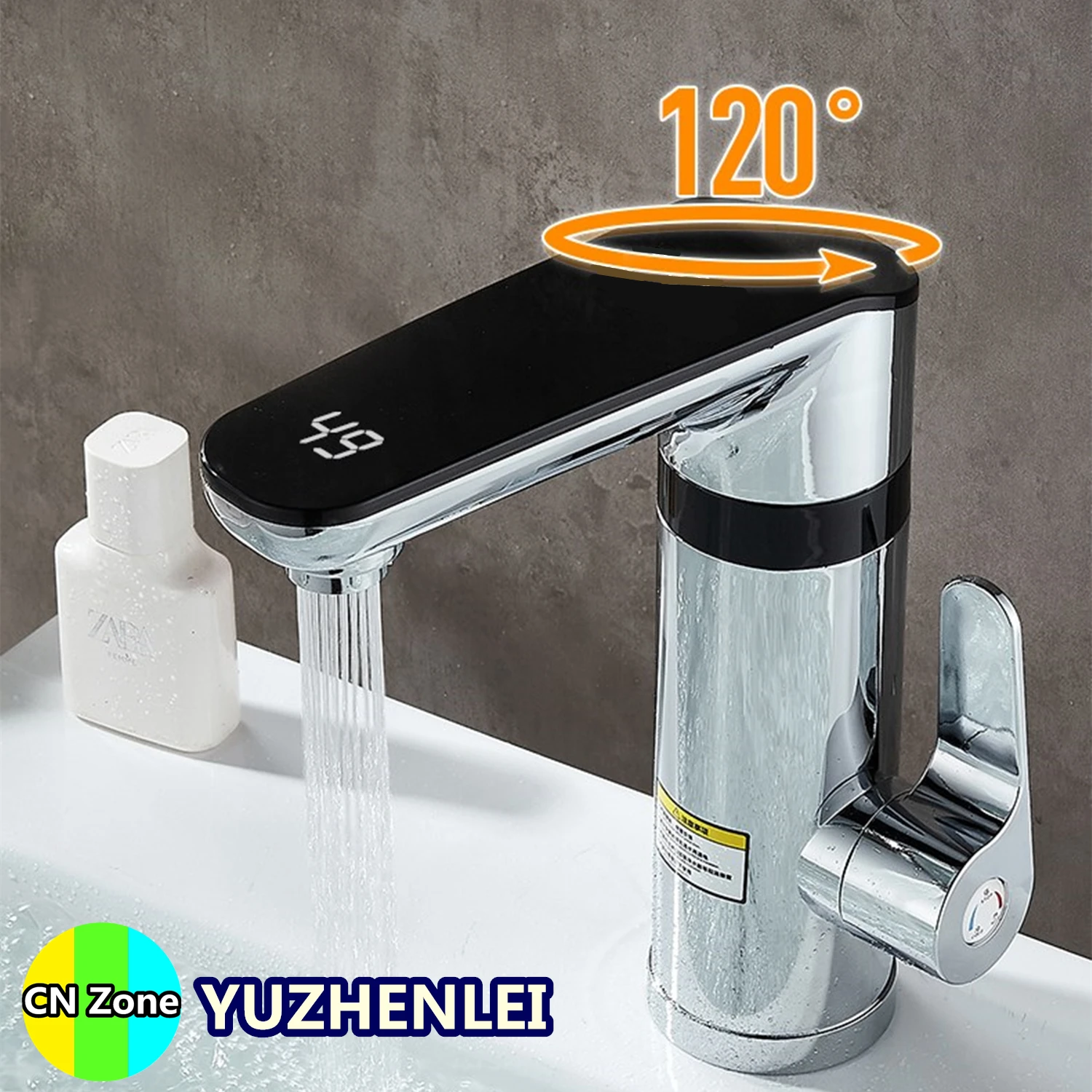 High Quality Instant Hot Water Faucet Electric Fast Heater Tap Tankless Heating 3KW Kitchen Washroom Office Cold-hot Dual-use