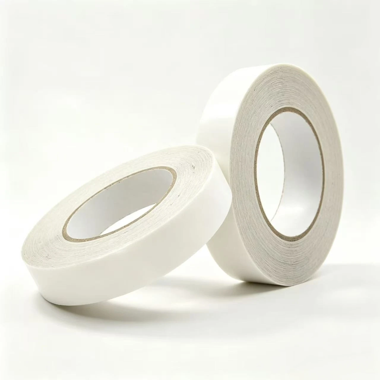 White Grid Cloth Duct Tape, 1cm x 10m, Heavy Duty Mesh Reinforced Double Sided Tape for Crafts, Fixing & Mounting