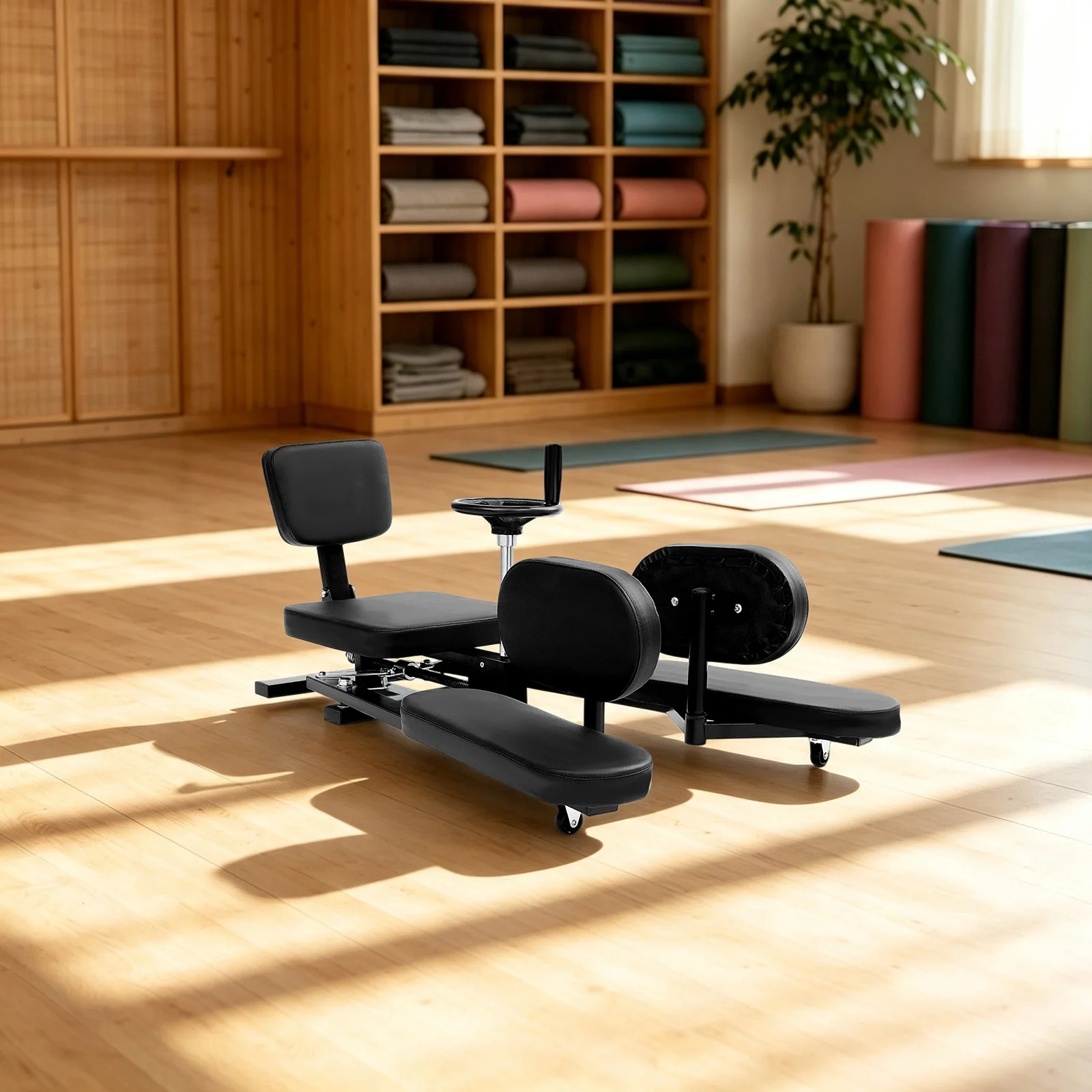 Heavy Duty Leg Stretcher Machine 3 Bar Leg Split Machine 330lbs Flexibility Stretching Trainer Equipment for Yoga Ballet Home Gym Training Equipment