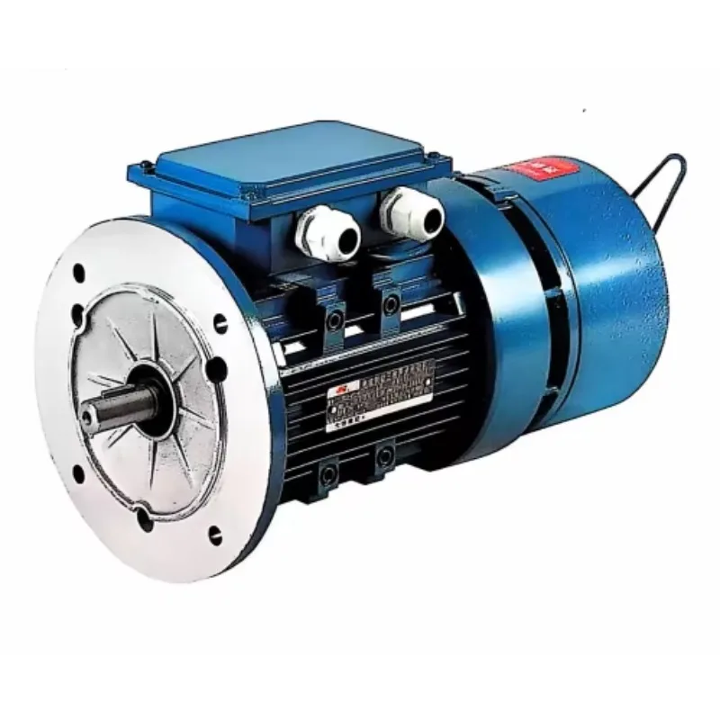 Italian Style High Torque Brake Motor Three Phase AC Induction Electric Motor With 50Hz Frequency Electromagnetic Braking System