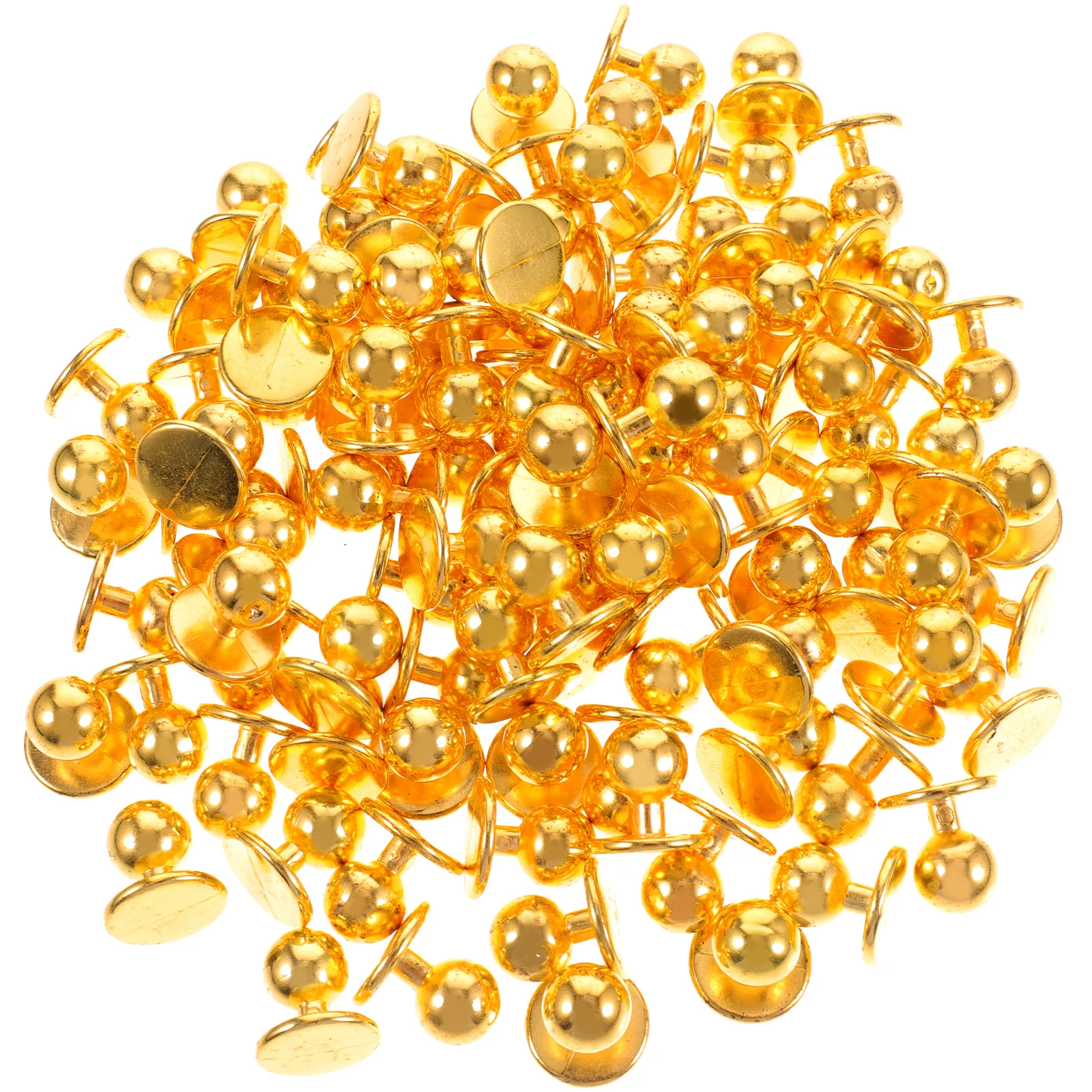 50pcs Chef Coat Buttons Plastic Studs Replacement Set For Uniforms Jackets Suits Sewing Diy Repairs Round Design