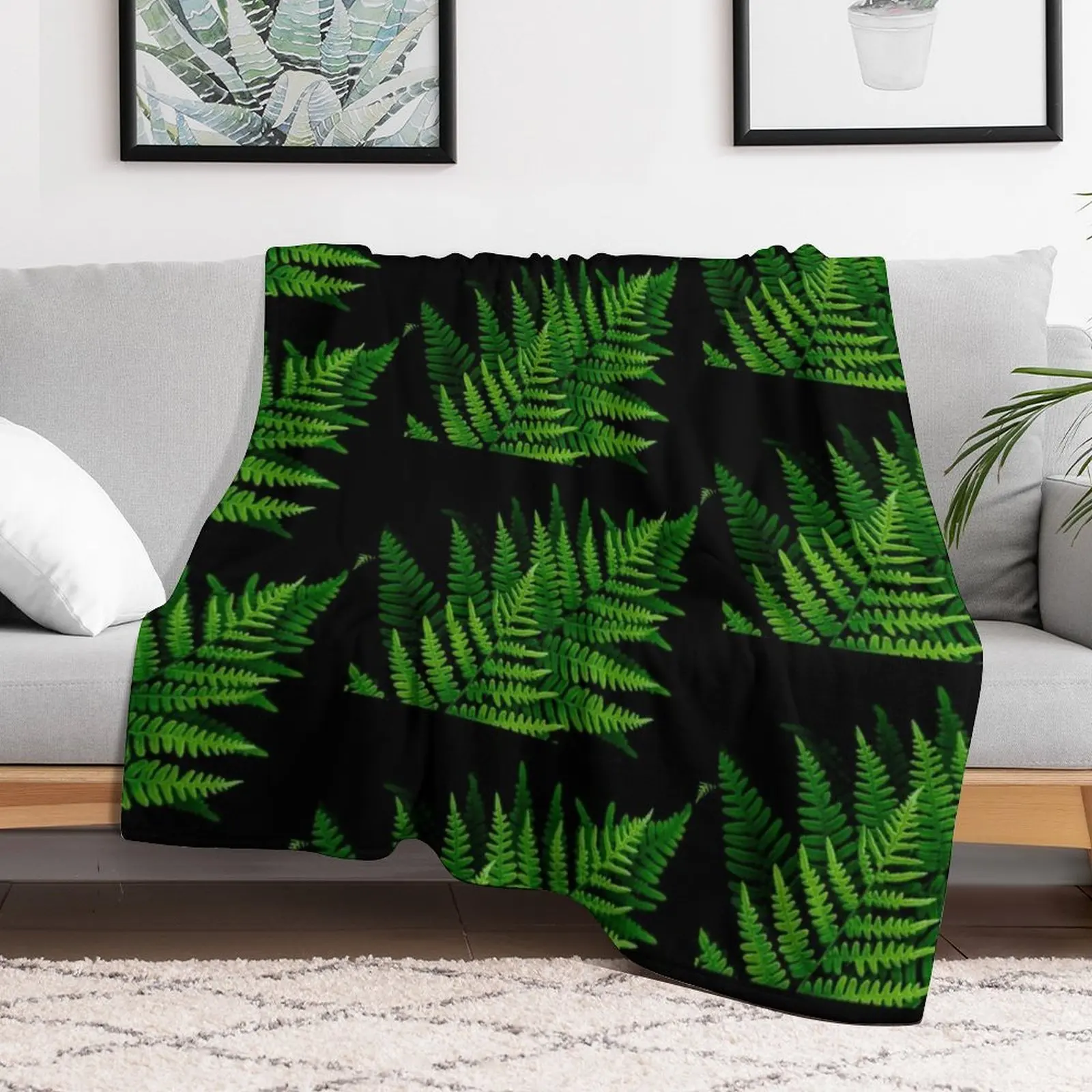 fantastic fern fronds Throw Blanket Luxury Brand For Sofa Thin Blankets