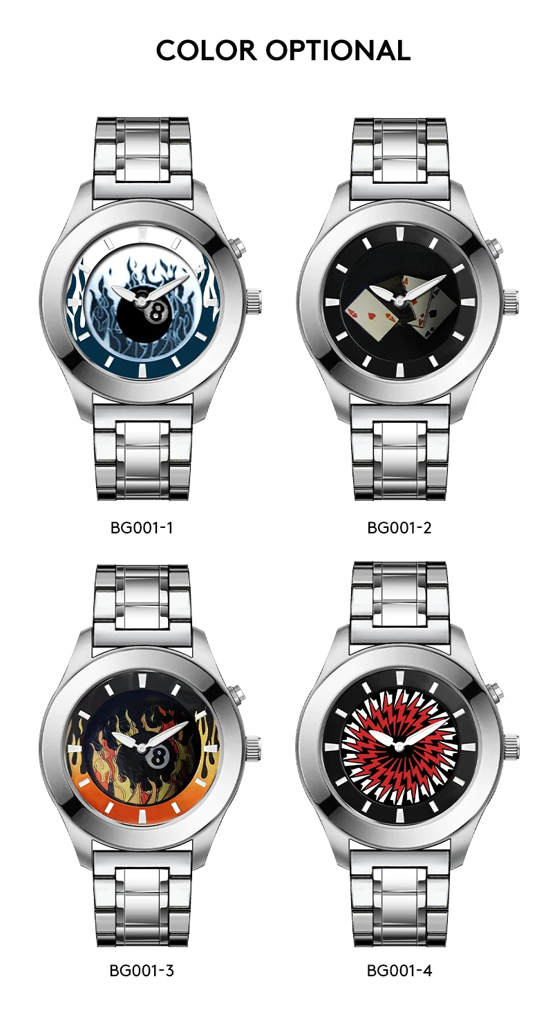 Retro Millennium Watch with Dynamic Flame Dial Unique Creative Quartz Wristwatch with Stainless Steel Strap Square Case 2026 Pre