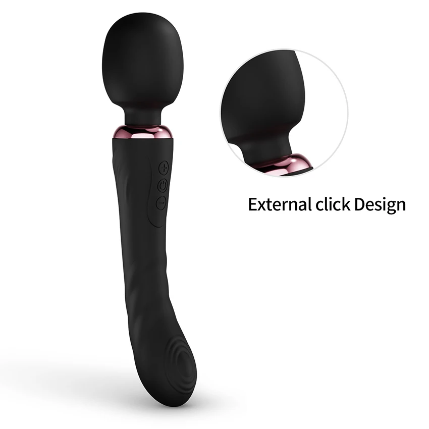 Powerful Dildos Vibrator Dual Motor Silicone Large Size Wand G-Spot Massager Sex Toys For Couple Clitoris Stimulator For Adults