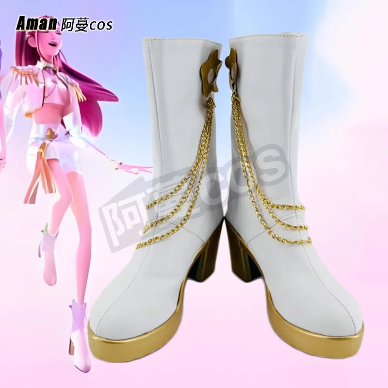 KPop Demon Hunters Rumi Mira Zoey Cosplay Kostuum Schoenen Anime Carnaval Party Halloween Laarzen Op maat gemaakte kinderlaarzen