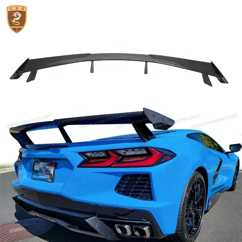 

Real Carbon Fiber Rear Trunk Spoiler Wing for Chevrolet Corvette C8