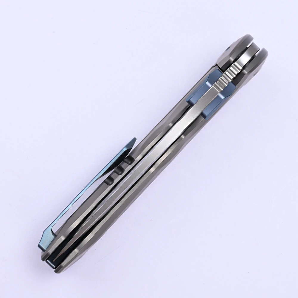 YANGGE RIHE Design YG004 coltello pieghevole M390 lama TC4 manico in titanio campeggio pesca all'aperto tattiche di escursionismo sopravvivenza strumenti EDC