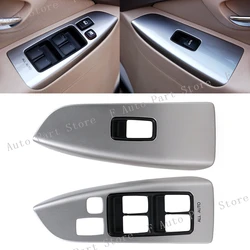 Interruptor de Control de elevación de ventana de coche, cubierta de marco de Panel para Toyota Land Cruiser Prado 120 LC120 2003-2009, LHD, 7423260440, 7423160490