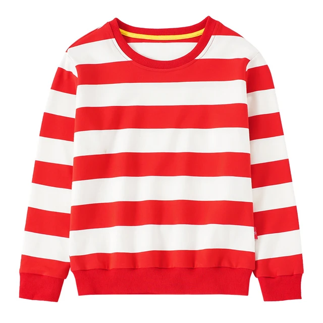 Sudadera a rayas para bebe nino y nina abrigo de fondo de manga larga Jersey informal suelto de algodon camisas de otono