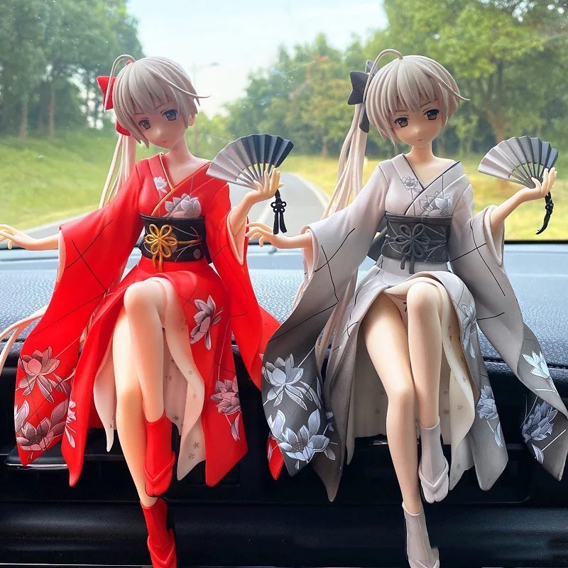 Yosuga no sora yunohara sora anime figura ornamento de carro criativo console central ornamento decoração interior fragrância homem presente