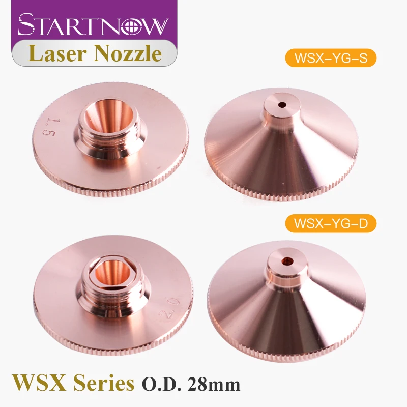 Laser Nozzles High-performance Fiber Laser Equipment Accessories For Metal Cutting Weld Processing Replace Tip Cut Spare Parts
