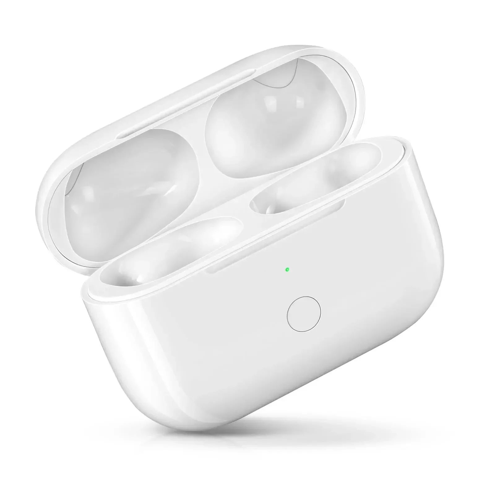 Estuche de carga inalámbrica Compatible con Airpods Pro 1/2, batería de 450mAh, Airpods Pro 1/2, botón de sincronización de emparejamiento Bluetooth