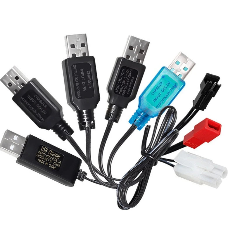 3.6V 4.8V 6V 7.2V NiMH Battery USB Charger For R/C Stunt Cars R/C Trucks R/C Boat/R/C Tank Remote Controlled Toys Vehicle