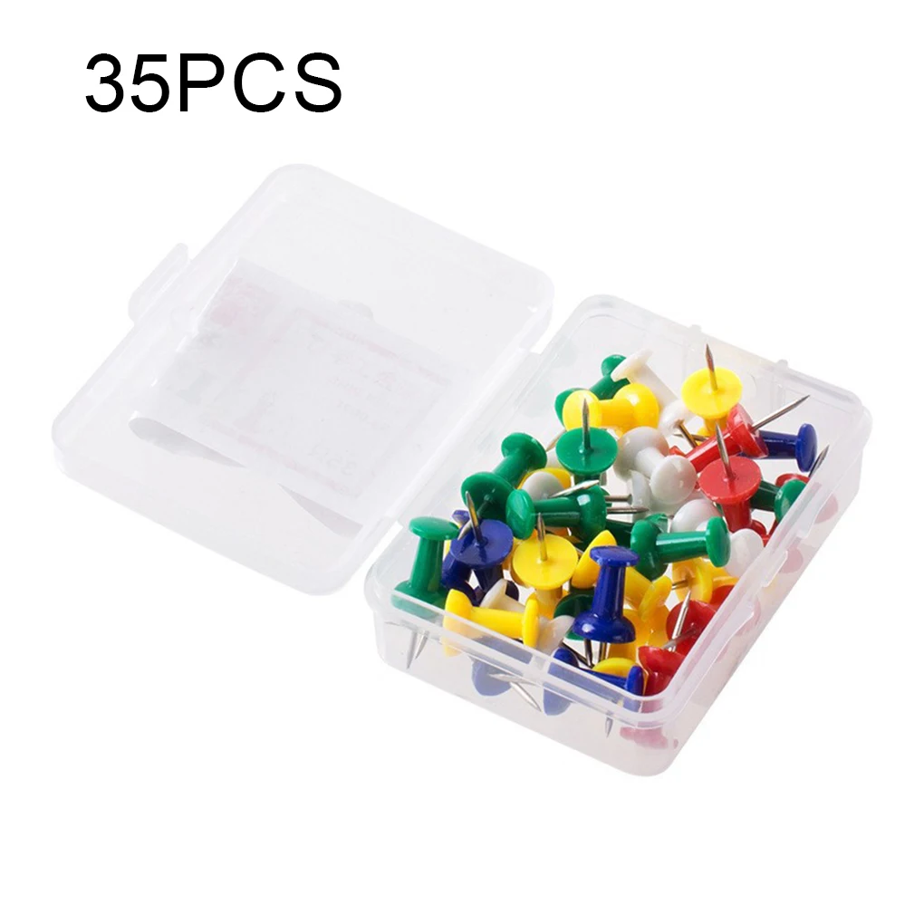 2/3/5 35 Stuks Abs Push Pin Set Voor Multicolor Schilderijen-Brede Applicatie Duurzaam En Gemakkelijk