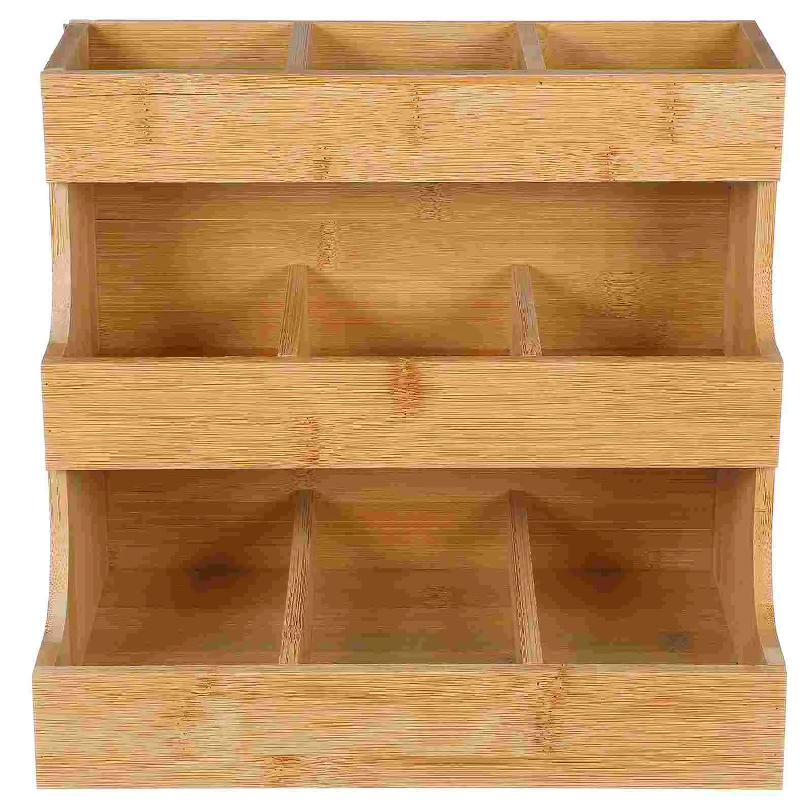 Wooden Coffee Tea Bag Storage ganizer Rack High Hardness Beautiful Economical Superior Material Large Capacity Hotel