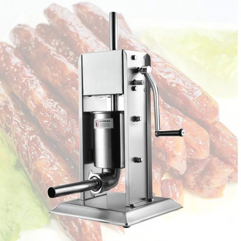 Sausage Homemade Syringe 4pcs Maker Sausage Stuffer Meat Filling Manual Stainless Sausage Machine