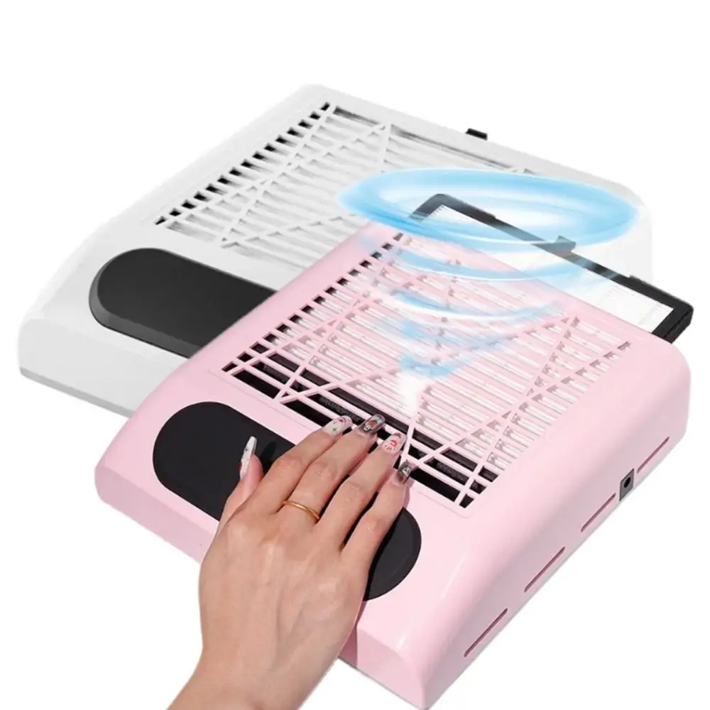 Durable 80W Nail Vacuum Cleaner Dust Collecto Manicure Tool Nail Dust Collector US Plug Manicure Machine for Home Use