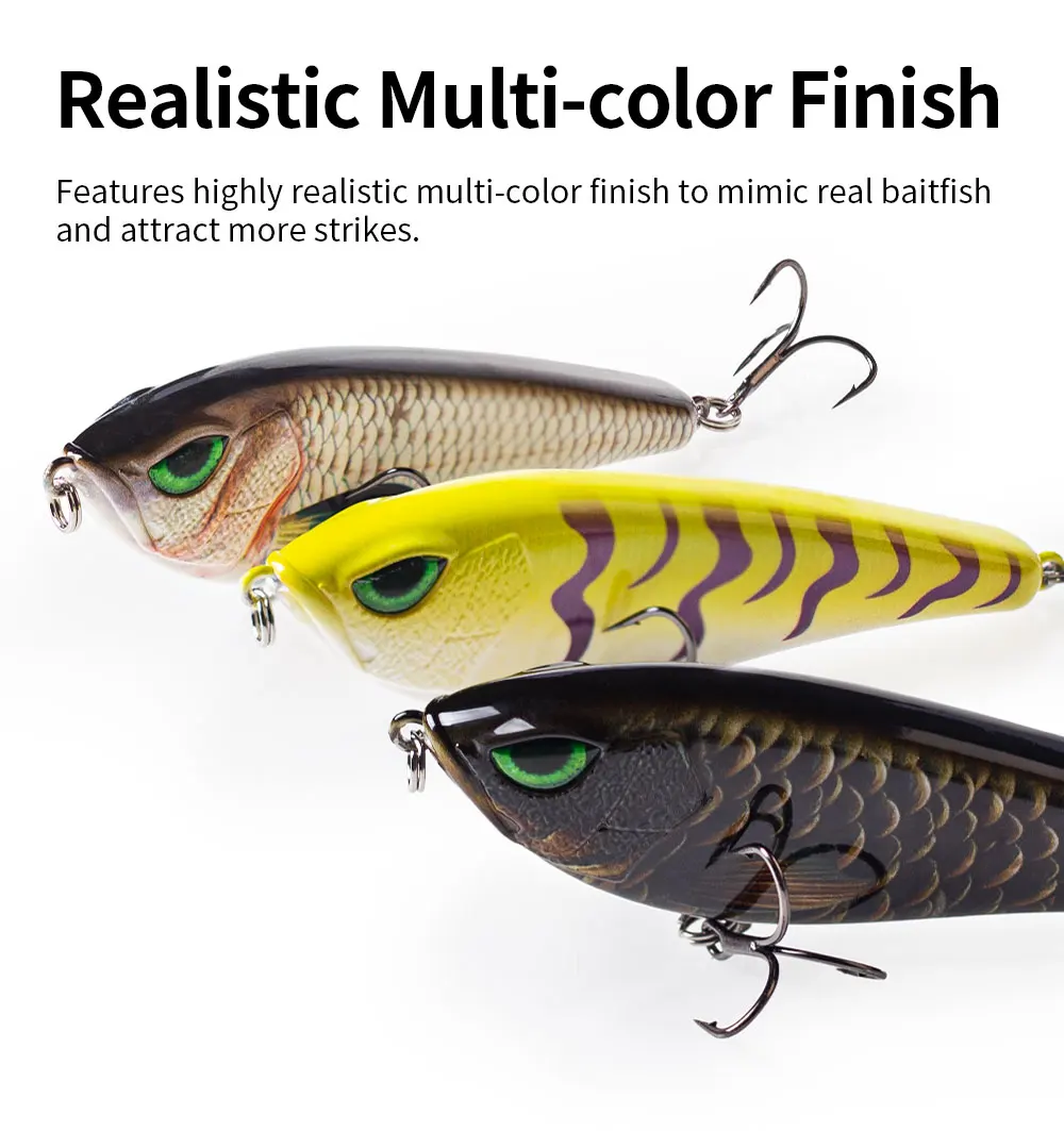 Hanlin 125mm/40g Musky-Jerkbait für Hechtangeln, VIB Musky-Köder, langsam sinkende Wobbler für Hecht, Pesca Leurre Bass Tackle – Detail 8