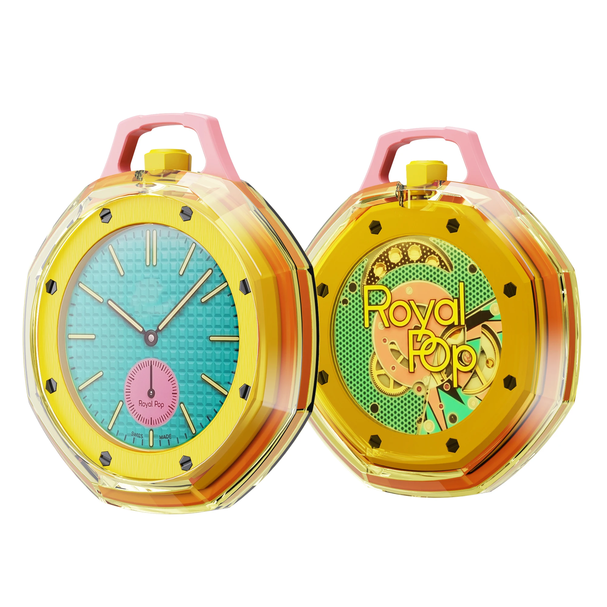 AP×SWATCH  Pop用 ストラップ＋保護ガラス S5ee2f3a855b744e890eef4c269b5b