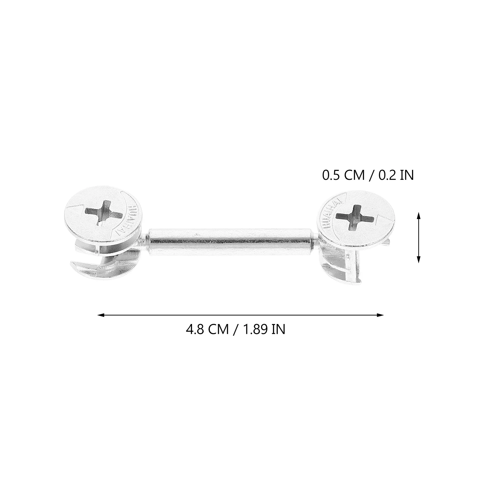 20세트 더블 엔디드 로드 가구 캠 락 피팅 키트 경량 간편 설치 캐비닛 가구 연결 도웰 패스너