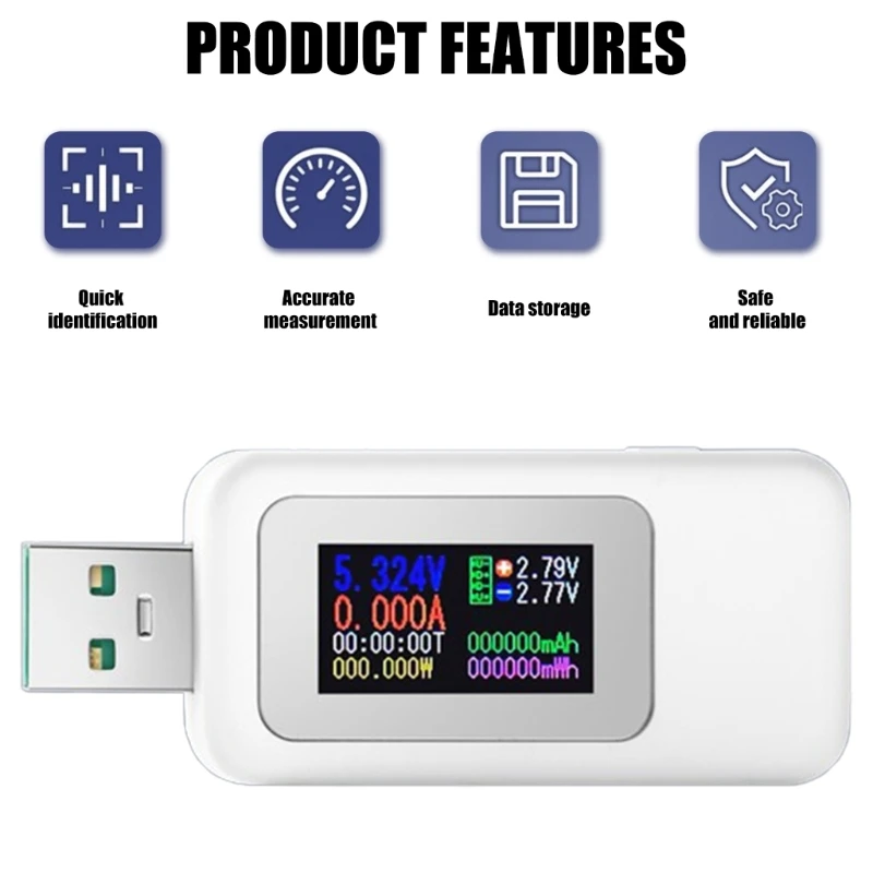 4-30V 0-6.5A Tester Power Multimeter Current USB Tester Power Meter N2UB